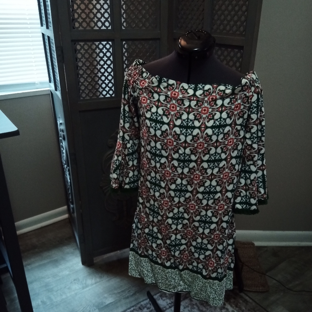 Lulus Wanderlust for Life Off Shoulder Mini Dress